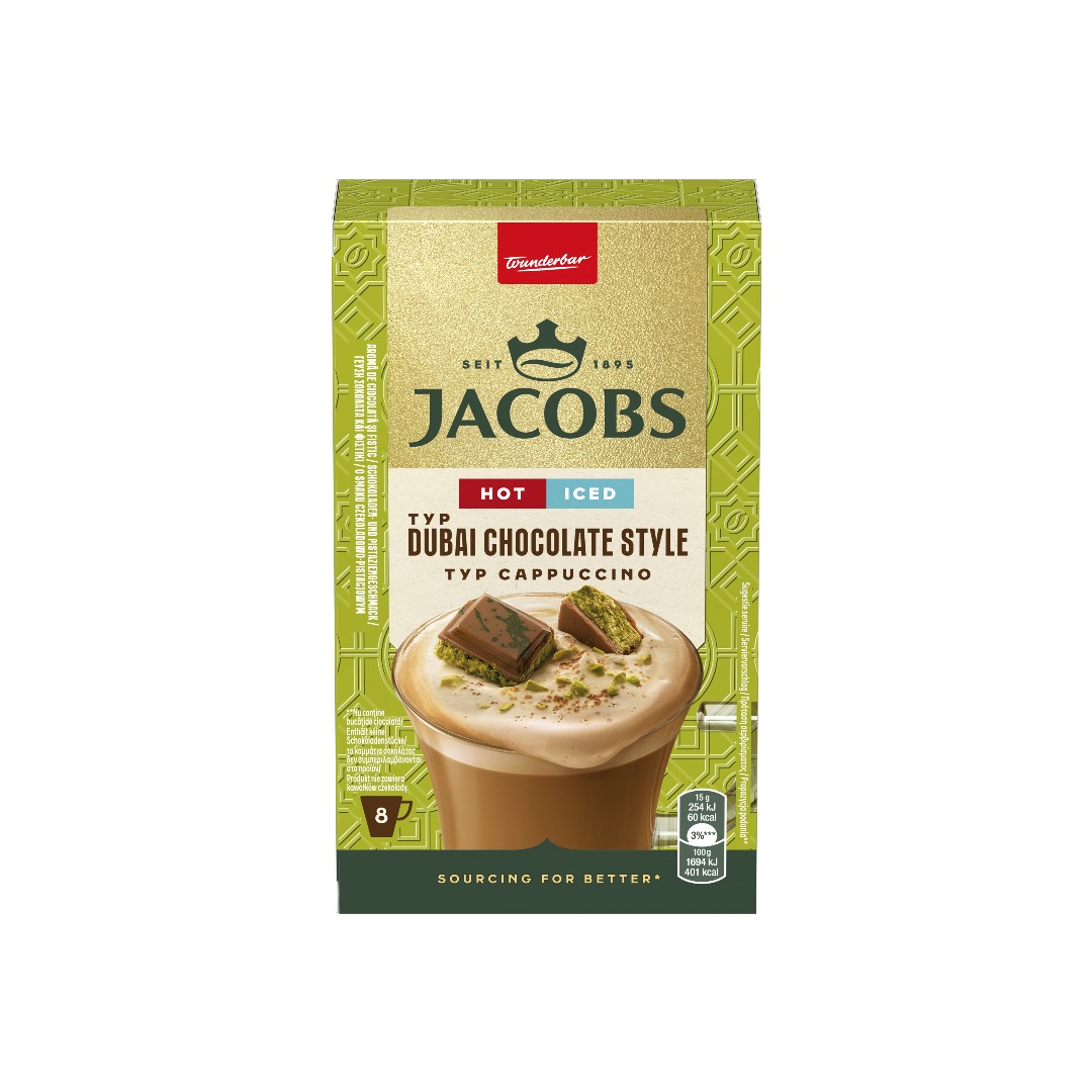 1757935678_81015185 Jacobs Στιγμιαίος Καφές Iced Cappuccino Dubai Chocolate 8x15gr - Image 1