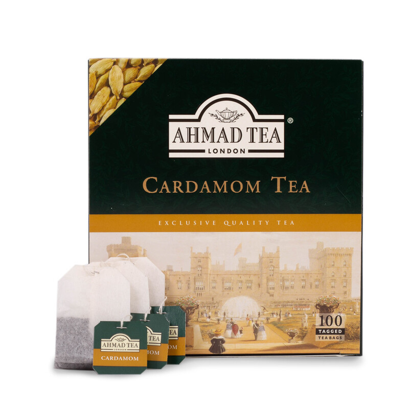 Cardamom-4 Ahmad Tea Κάρδαμος Cardamon Tea 100 Φακελάκια - Image 1