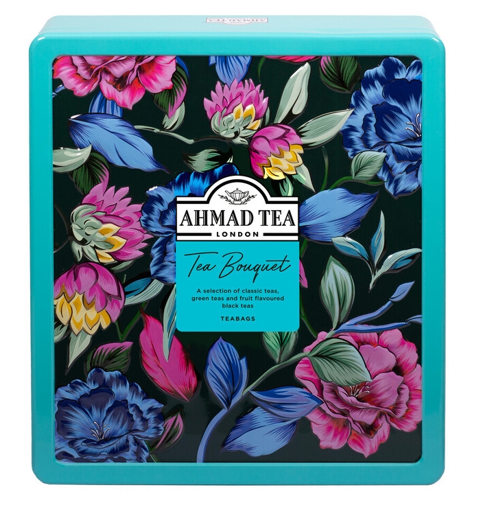 Tea-Bouquet-9x8TB-F Tea Bouquet Μεταλλική Κασετίνα Μεγάλη – 72 φακελάκια αλουμινίου - Image 1