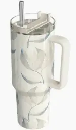 Quokka Μπουκάλι Θερμός Ανοξείδωτο BPA Free 950ml Cotton με Λαβή και Καλαμάκι -40033